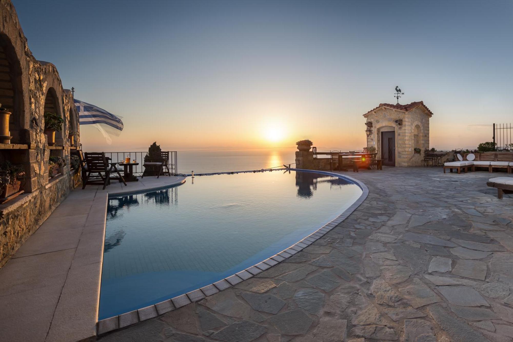 Four Seasons Stonework Castle Villa Lagonisi Exterior photo